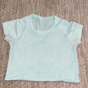 Light green athletic top